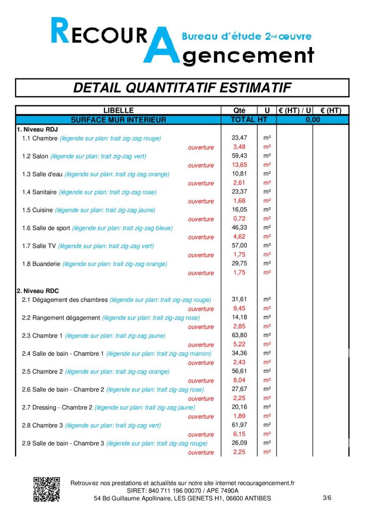 BUREAU ETUDE SECOND OEUVRE
