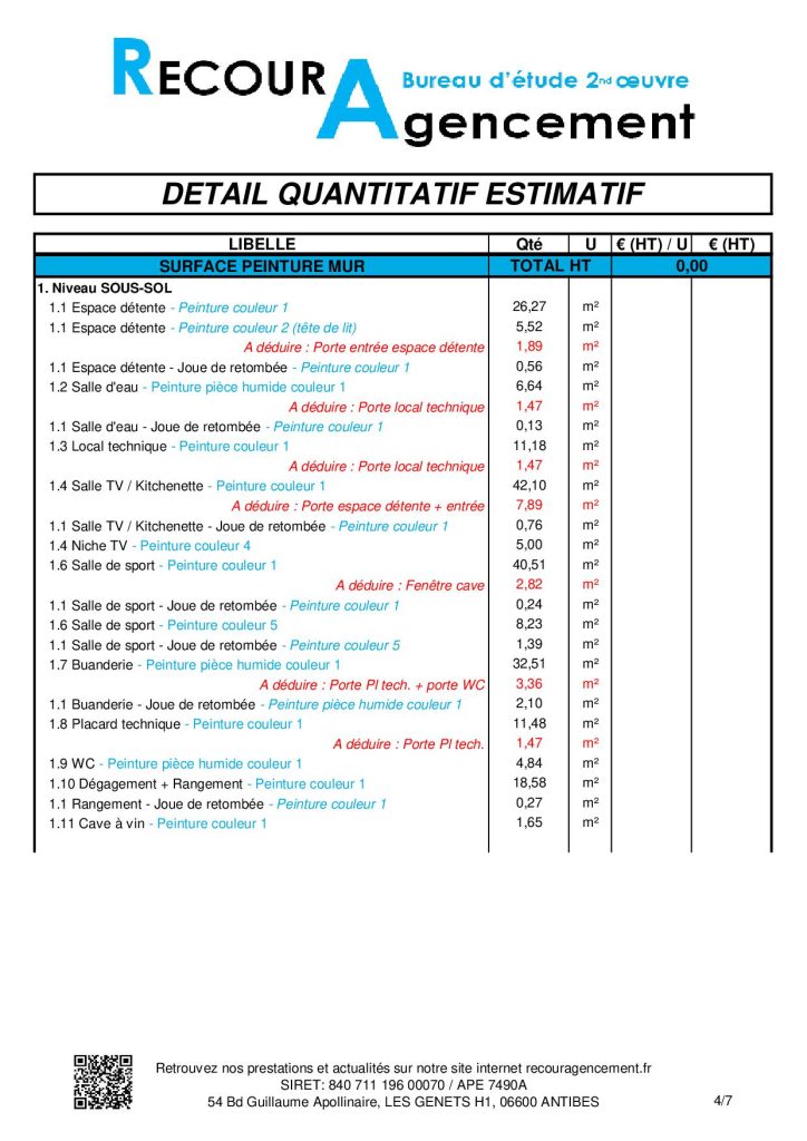 BUREAU ETUDE SECOND OEUVRE